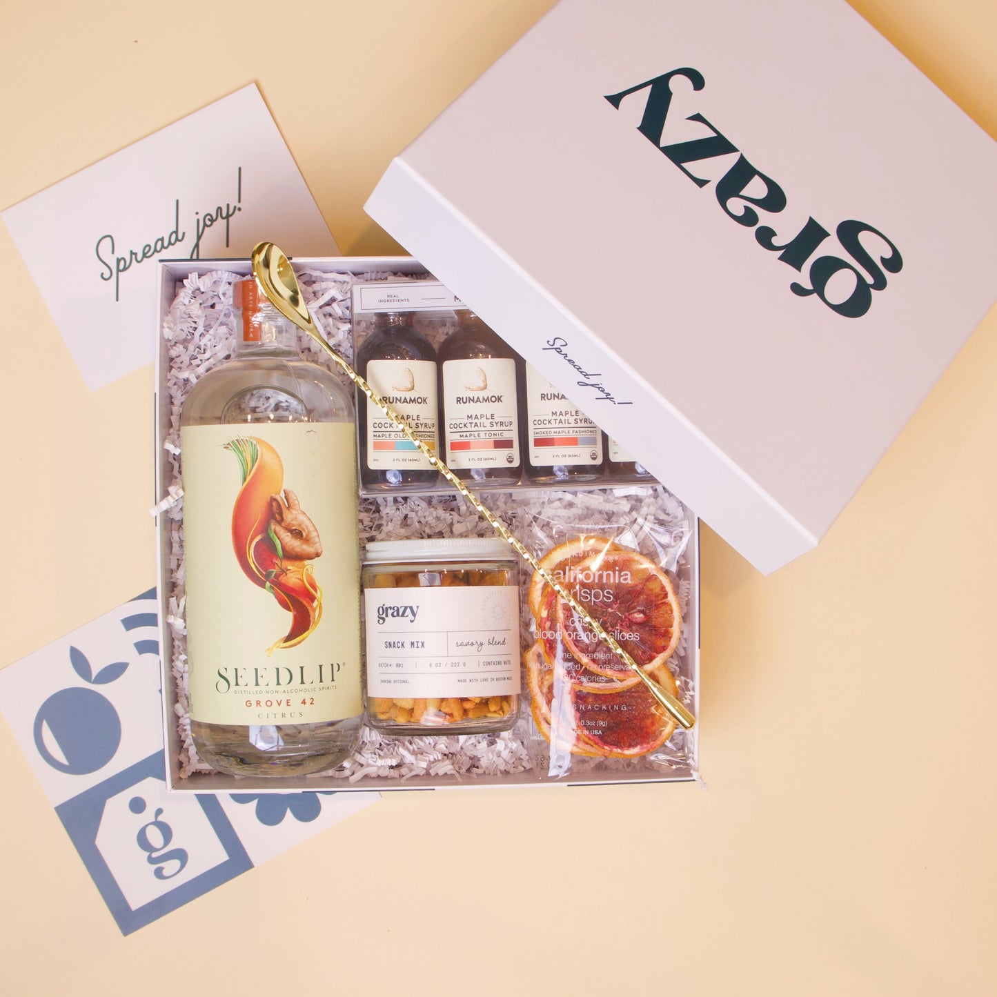 Mocktail Pairing gift box.